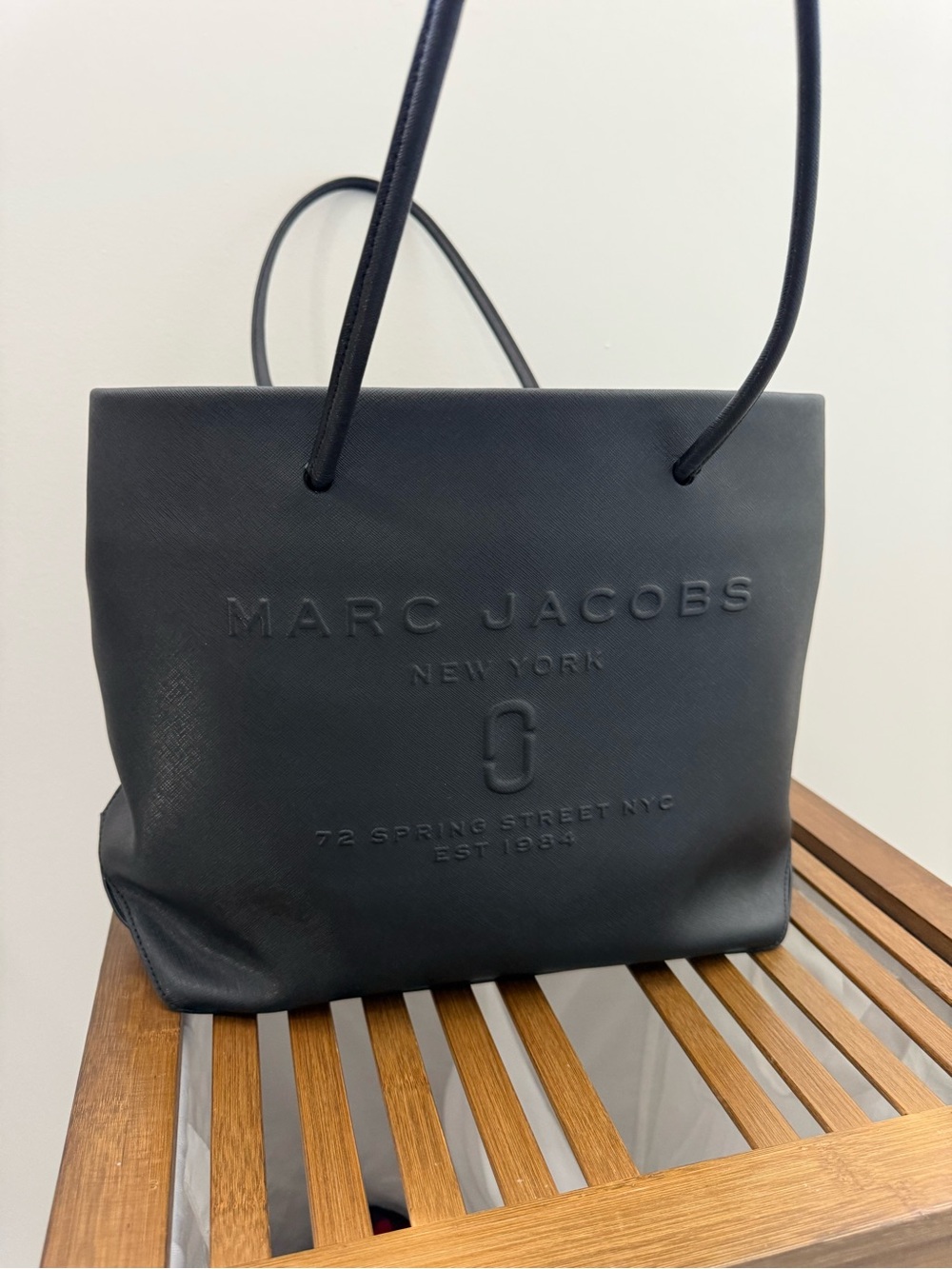Marc Jacobs Black East West Shopper Tote